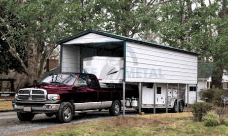 12x30x12 Standard Metal RV cover