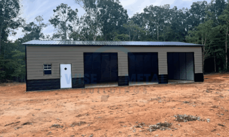 24x50x12 Metal Garage