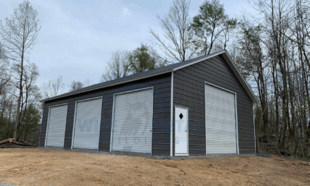 30x45x12 Metal Garage