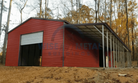 30x60x14 Metal Garage