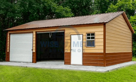24x30x9 Metal Garage Building
