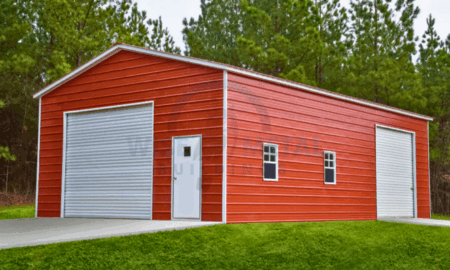 24x40x12 Metal Garage Building