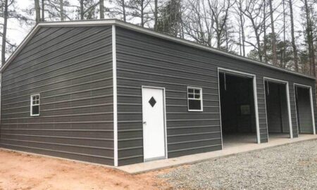 30x50x12 Metal Garage Building