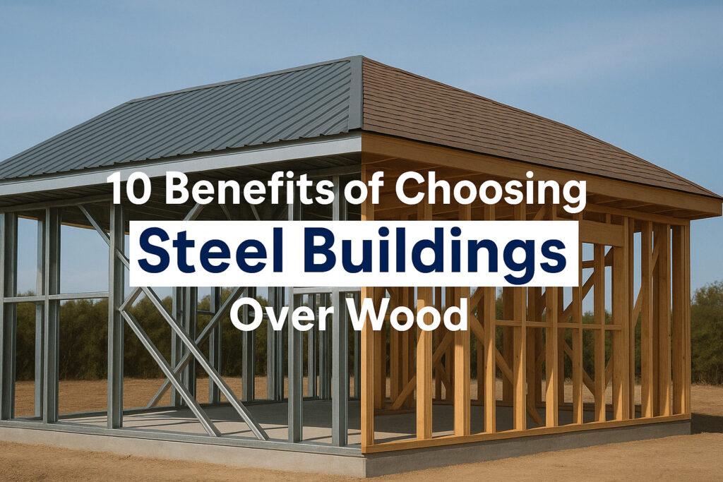 10 Benefits of Choosing Steel Buildings Over Wood