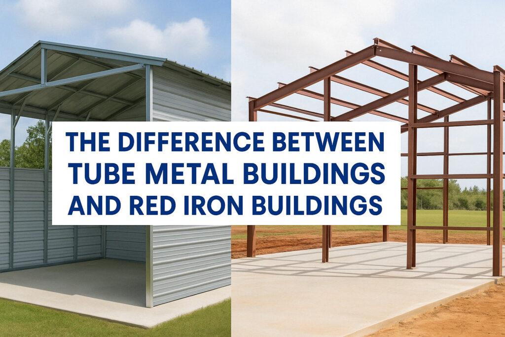 The Difference Between Tube Metal Buildings and Red Iron Buildings