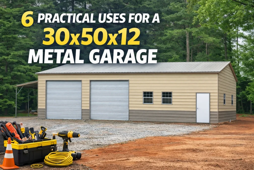 6 Practical Uses for a 30x50x12 Metal Garage (And When It Makes Sense)