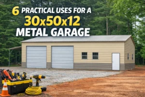 6 Practical Uses for a 30x50x12 Metal Garage (And When It Makes Sense)
